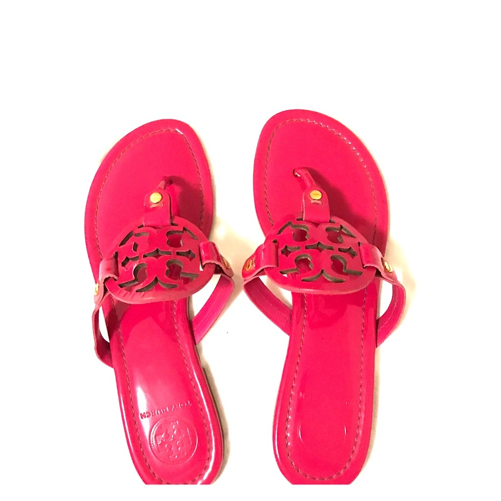 Tory burch hot pink sandals